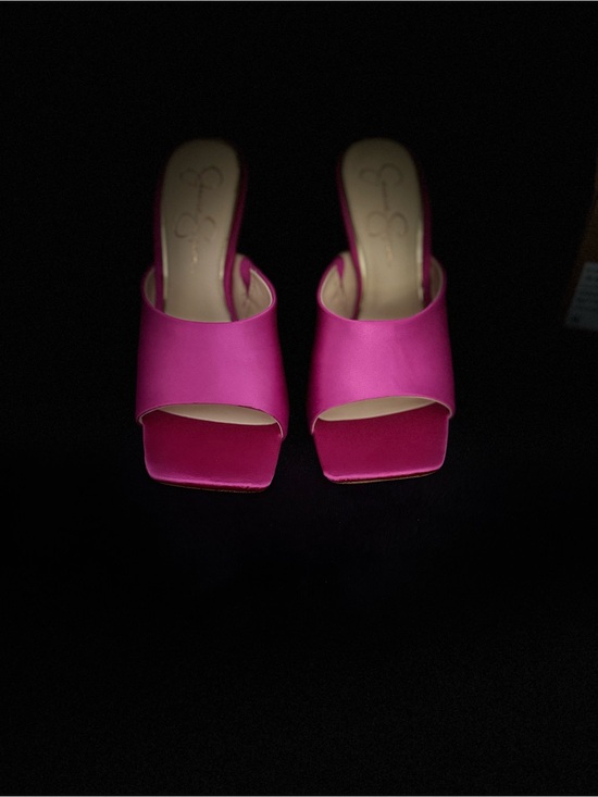 Jessica Simpson Shoes - Jessica Simpson Hot Pink Matte Satin
